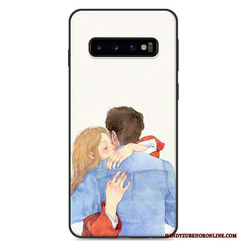 Custodia Samsung Galaxy S10+ Silicone Tutto Incluso Piccola, Cover Samsung Galaxy S10+ Arte Fresco