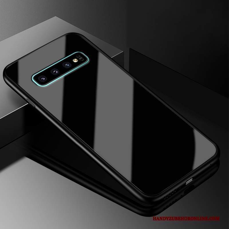 Custodia Samsung Galaxy S10 Silicone Tutto Incluso Semplici, Cover Samsung Galaxy S10 Moda Anti-caduta Vetro