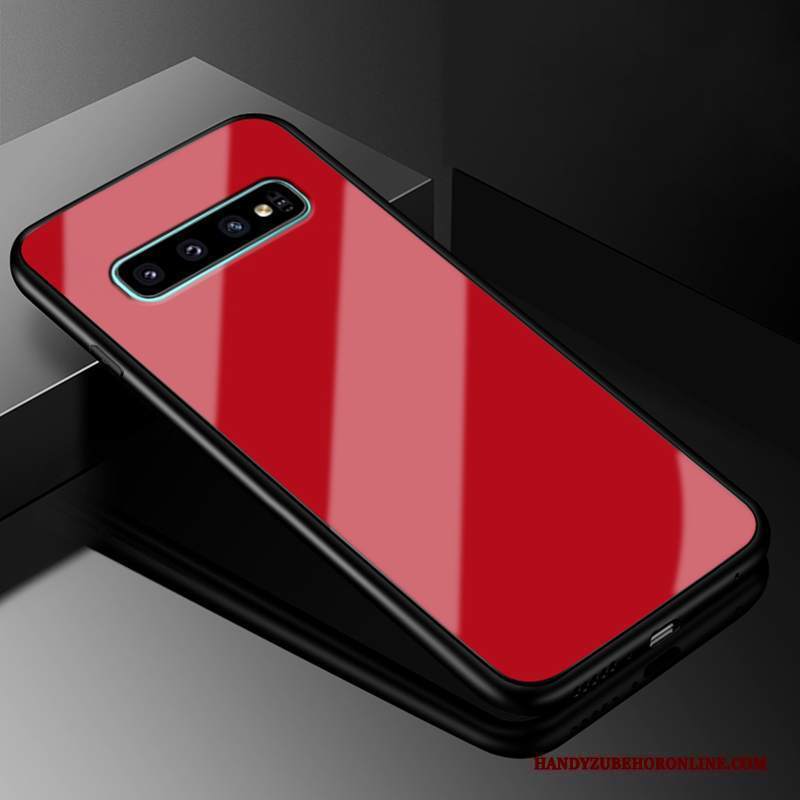 Custodia Samsung Galaxy S10 Silicone Tutto Incluso Semplici, Cover Samsung Galaxy S10 Moda Anti-caduta Vetro