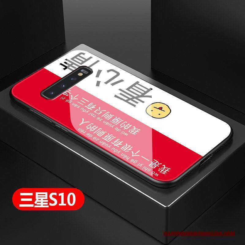 Custodia Samsung Galaxy S10 Silicone Vetro Tutto Incluso, Cover Samsung Galaxy S10 Protezione Nero Morbido