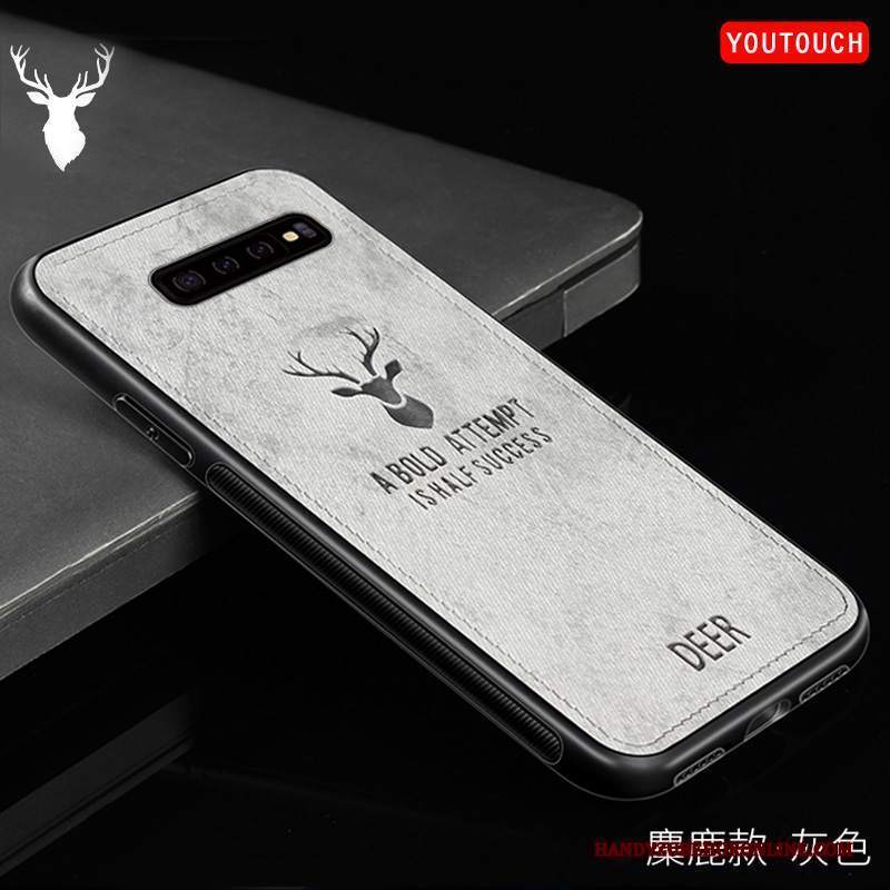 Custodia Samsung Galaxy S10+ Telatelefono, Cover Samsung Galaxy S10+ Grigio Anti-caduta