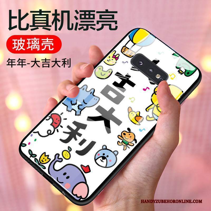 Custodia Samsung Galaxy S10e Cartone Animato Anti-caduta Tutto Incluso, Cover Samsung Galaxy S10e Creativo Bello Amanti