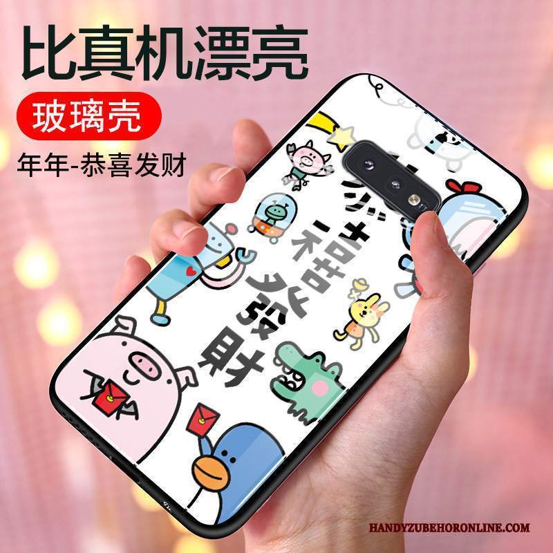 Custodia Samsung Galaxy S10e Cartone Animato Anti-caduta Tutto Incluso, Cover Samsung Galaxy S10e Creativo Bello Amanti