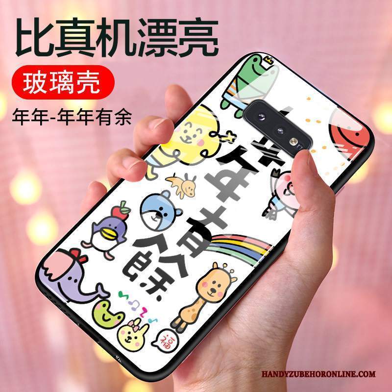 Custodia Samsung Galaxy S10e Cartone Animato Anti-caduta Tutto Incluso, Cover Samsung Galaxy S10e Creativo Bello Amanti