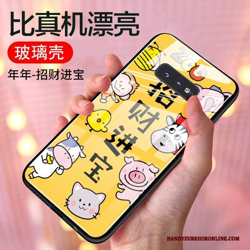 Custodia Samsung Galaxy S10e Cartone Animato Anti-caduta Tutto Incluso, Cover Samsung Galaxy S10e Creativo Bello Amanti