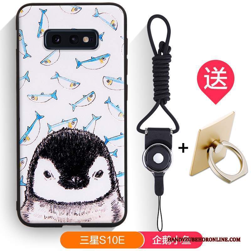 Custodia Samsung Galaxy S10e Cartone Animato Macchiati Morbido, Cover Samsung Galaxy S10e Silicone Marchio Di Tendenzatelefono