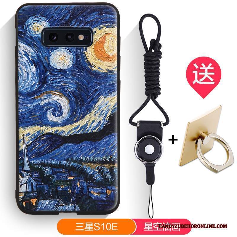 Custodia Samsung Galaxy S10e Cartone Animato Macchiati Morbido, Cover Samsung Galaxy S10e Silicone Marchio Di Tendenzatelefono