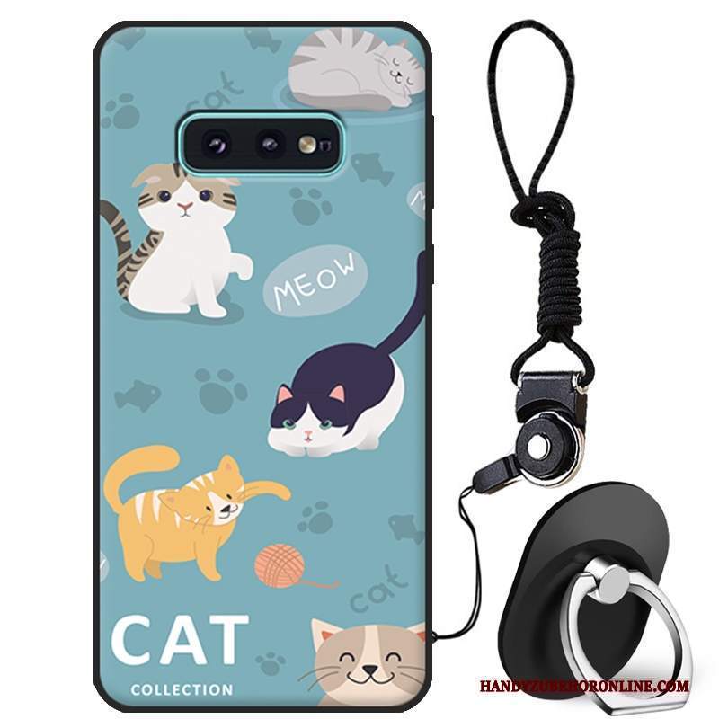 Custodia Samsung Galaxy S10e Cartone Animato Morbido Bianco, Cover Samsung Galaxy S10e Protezione Bello Tutto Incluso