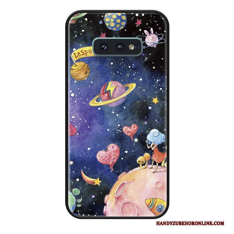 Custodia Samsung Galaxy S10e Cartone Animato Telefono Ornamenti Appesi, Cover Samsung Galaxy S10e Creativo Anti-caduta Stellato