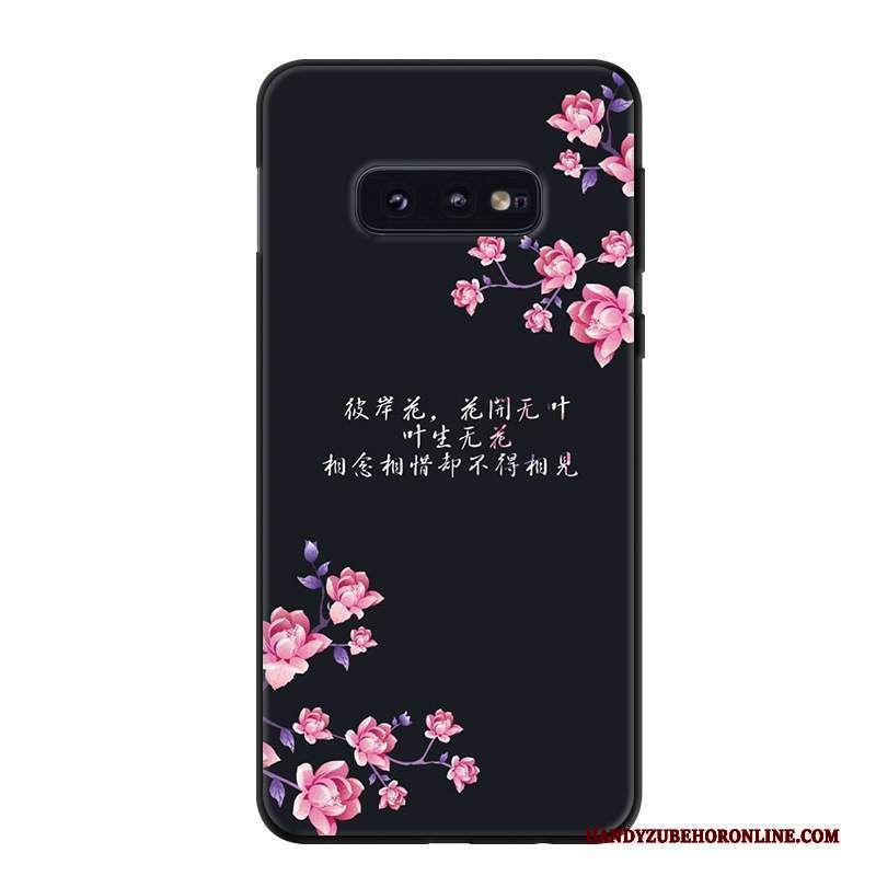 Custodia Samsung Galaxy S10e Cartone Animato Telefono Tendenza, Cover Samsung Galaxy S10e Protezione Giallo Arte