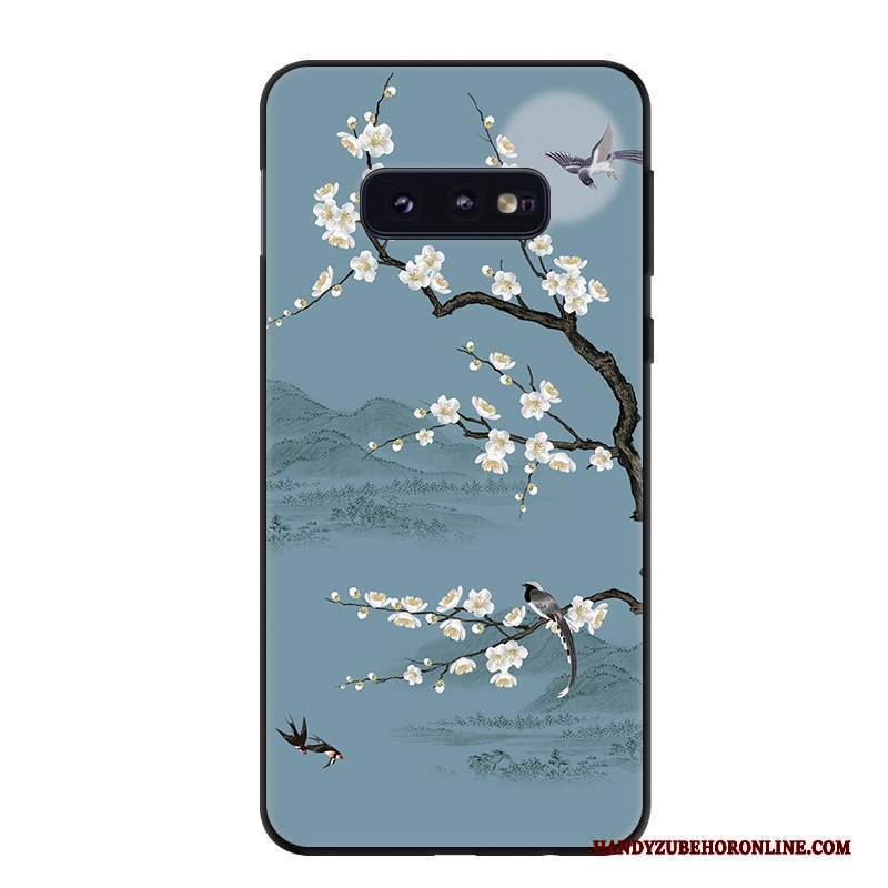 Custodia Samsung Galaxy S10e Cartone Animato Telefono Tendenza, Cover Samsung Galaxy S10e Protezione Giallo Arte