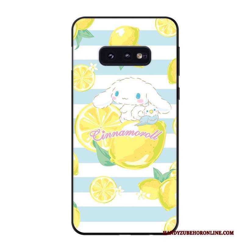 Custodia Samsung Galaxy S10e Cartone Animato Telefono Tendenza, Cover Samsung Galaxy S10e Protezione Giallo Arte