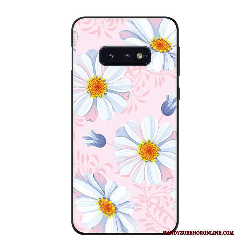 Custodia Samsung Galaxy S10e Cartone Animato Telefono Tendenza, Cover Samsung Galaxy S10e Protezione Giallo Arte