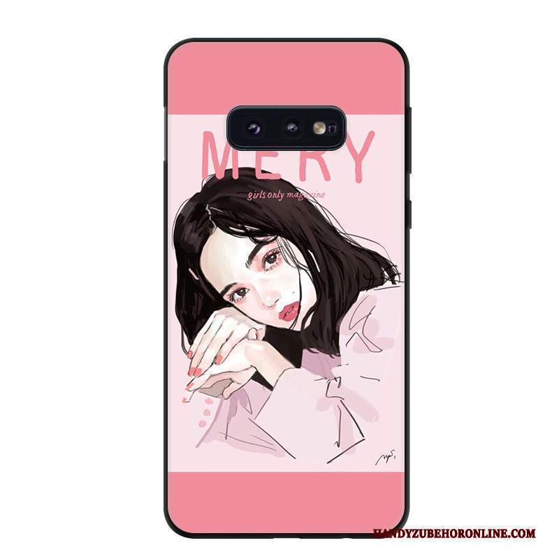 Custodia Samsung Galaxy S10e Cartone Animato Telefono Tendenza, Cover Samsung Galaxy S10e Protezione Giallo Arte