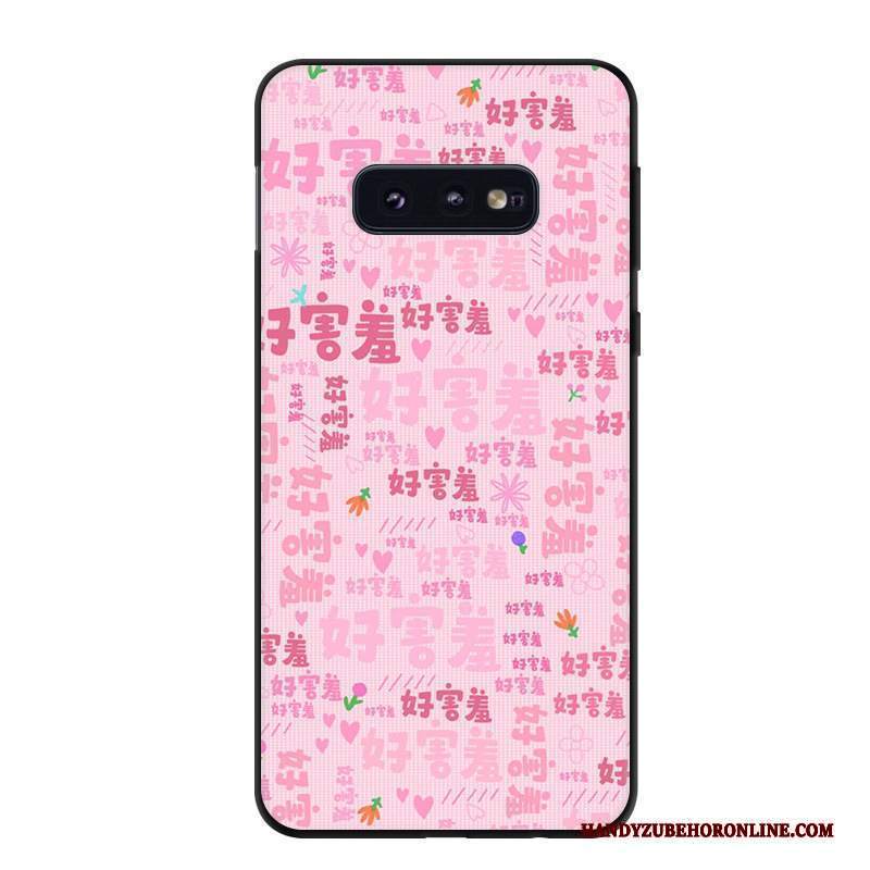 Custodia Samsung Galaxy S10e Cartone Animato Telefono Tendenza, Cover Samsung Galaxy S10e Protezione Giallo Arte