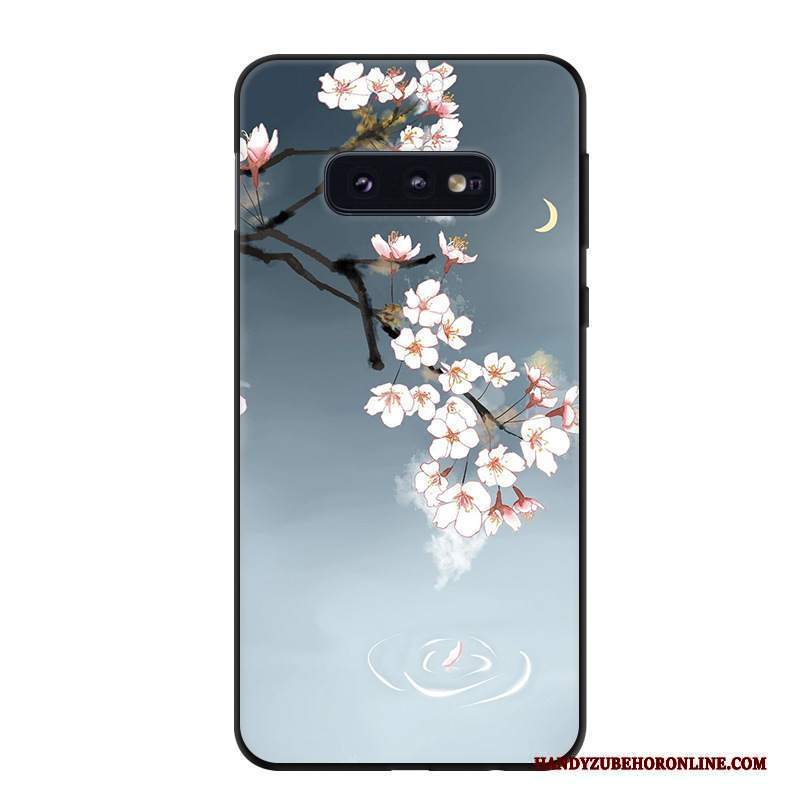 Custodia Samsung Galaxy S10e Cartone Animato Telefono Tendenza, Cover Samsung Galaxy S10e Protezione Giallo Arte