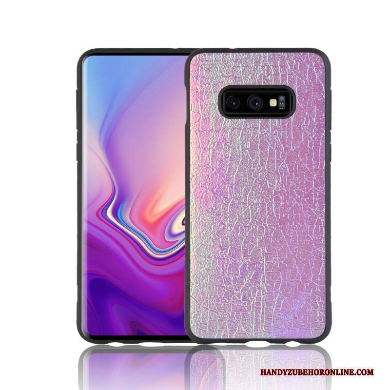 Custodia Samsung Galaxy S10e Creativo Morbido Giallo, Cover Samsung Galaxy S10e Protezione Telefono Arancione