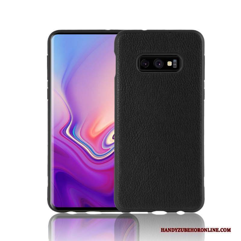 Custodia Samsung Galaxy S10e Creativo Morbido Giallo, Cover Samsung Galaxy S10e Protezione Telefono Arancione