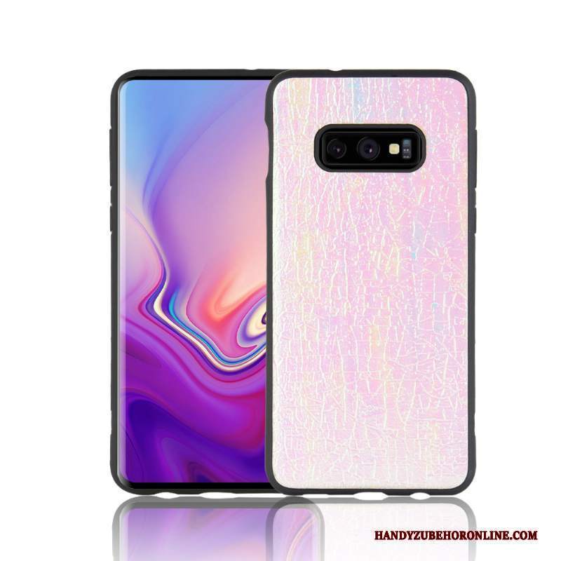 Custodia Samsung Galaxy S10e Creativo Morbido Giallo, Cover Samsung Galaxy S10e Protezione Telefono Arancione