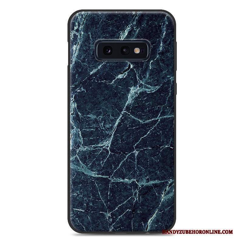 Custodia Samsung Galaxy S10e Creativo Telefono Tendenza, Cover Samsung Galaxy S10e Zoccoli Blu Di Personalità