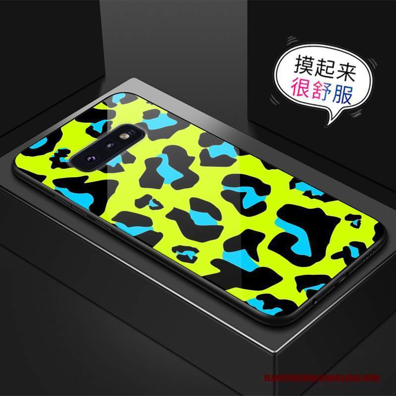 Custodia Samsung Galaxy S10e Giallo Modello, Cover Samsung Galaxy S10e Anti-caduta Vetro