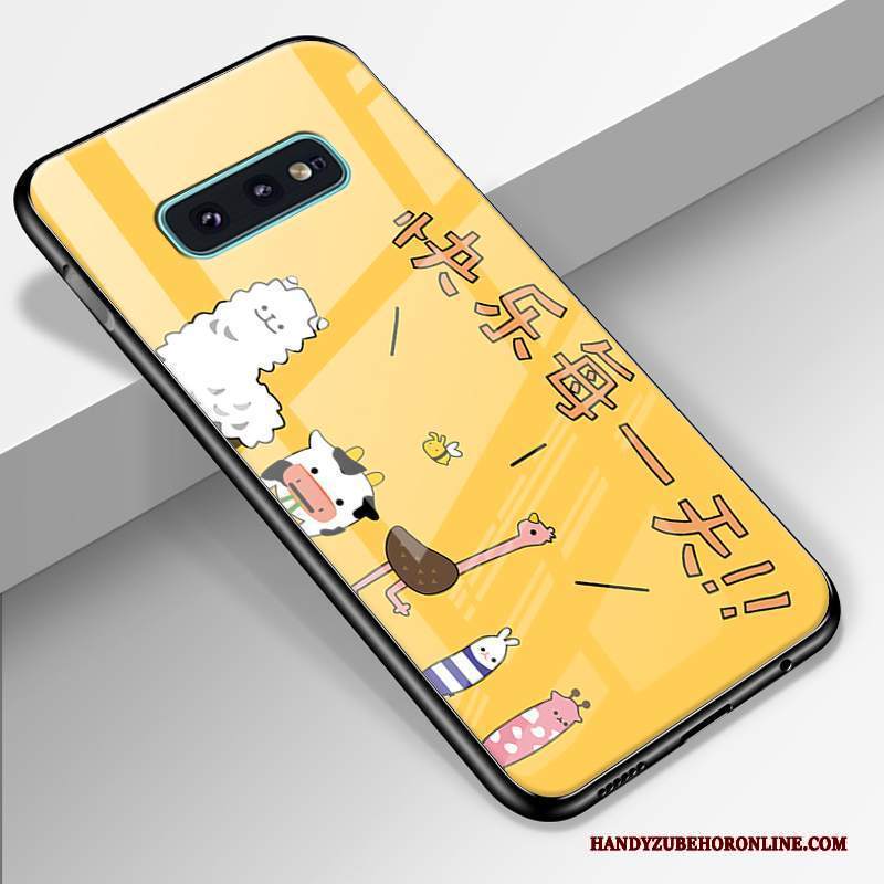 Custodia Samsung Galaxy S10e Moda Specchio Difficile, Cover Samsung Galaxy S10e Protezione Semplicitelefono