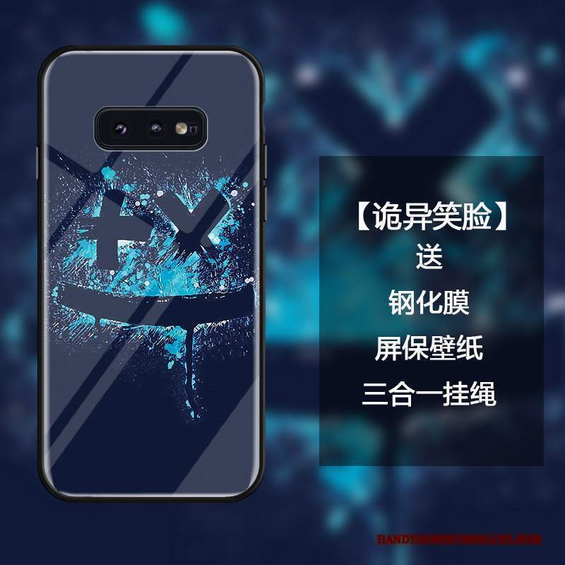 Custodia Samsung Galaxy S10e Moda Tutto Incluso Marchio Di Tendenza, Cover Samsung Galaxy S10e Colore Vetro Temperato Ornamenti Appesi