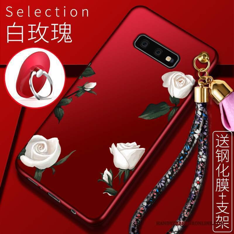 Custodia Samsung Galaxy S10e Morbidotelefono, Cover Samsung Galaxy S10e Rosso