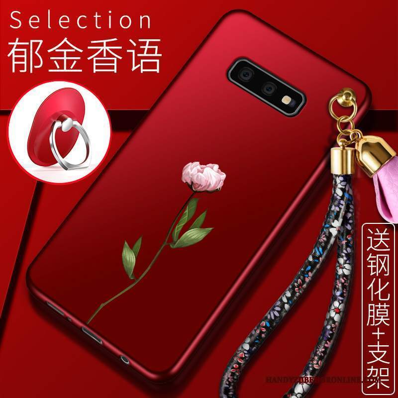 Custodia Samsung Galaxy S10e Morbidotelefono, Cover Samsung Galaxy S10e Rosso