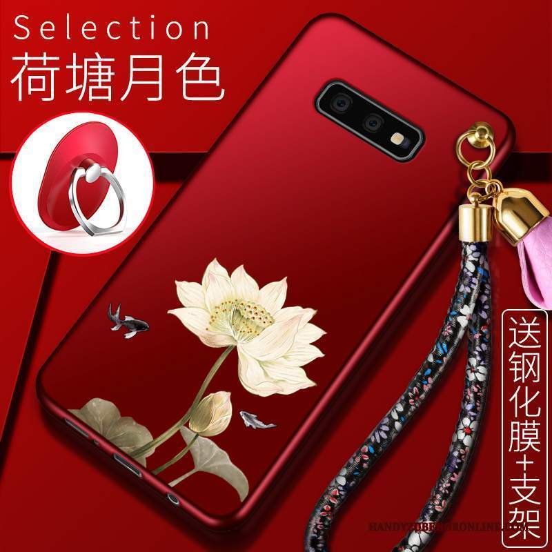 Custodia Samsung Galaxy S10e Morbidotelefono, Cover Samsung Galaxy S10e Rosso