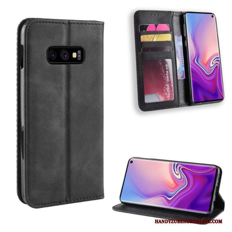 Custodia Samsung Galaxy S10e Pelle Telefono Modello, Cover Samsung Galaxy S10e Protezione Anti-caduta Carta