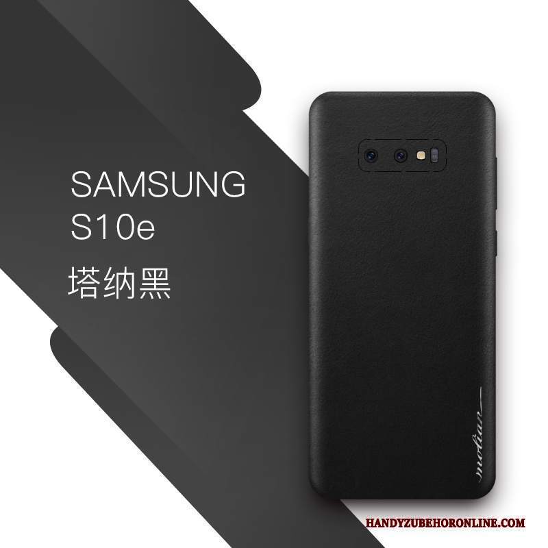 Custodia Samsung Galaxy S10e Protezione Blu Sottile, Cover Samsung Galaxy S10e Pelle Tutto Inclusotelefono