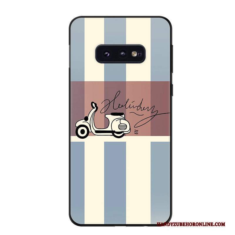 Custodia Samsung Galaxy S10e Protezione Fresco Macchiati, Cover Samsung Galaxy S10e Verdetelefono