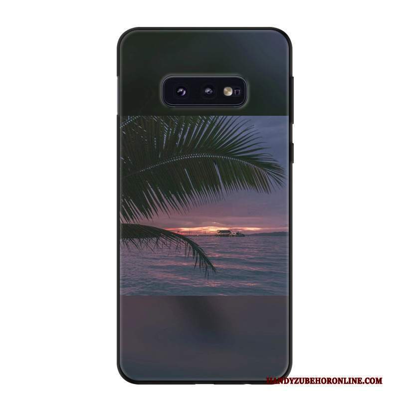 Custodia Samsung Galaxy S10e Protezione Fresco Macchiati, Cover Samsung Galaxy S10e Verdetelefono