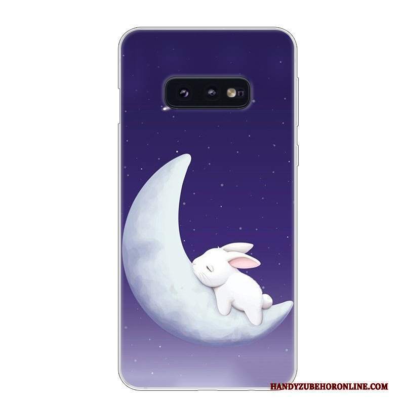 Custodia Samsung Galaxy S10e Silicone Telefono Blu, Cover Samsung Galaxy S10e Protezione Bianco Anti-caduta