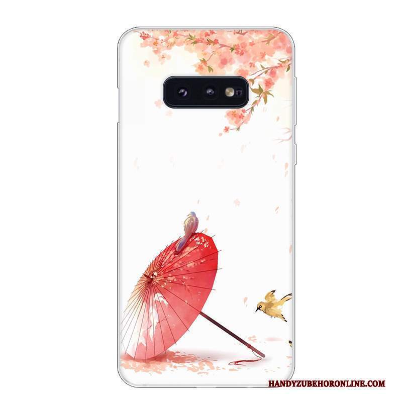 Custodia Samsung Galaxy S10e Silicone Telefono Blu, Cover Samsung Galaxy S10e Protezione Bianco Anti-caduta