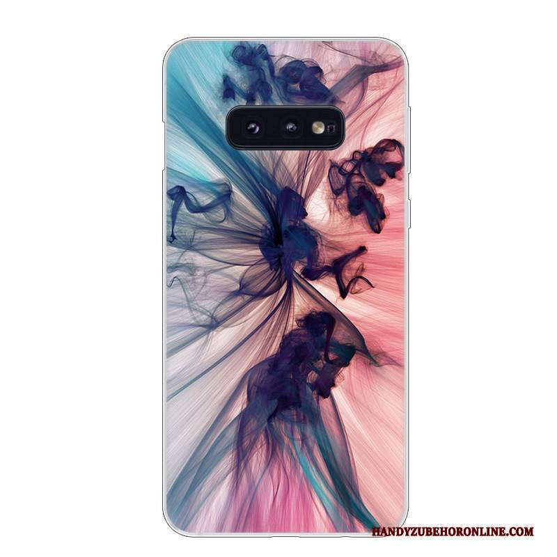 Custodia Samsung Galaxy S10e Silicone Telefono Blu, Cover Samsung Galaxy S10e Protezione Bianco Anti-caduta