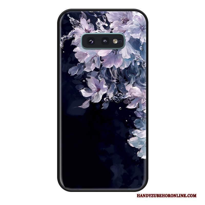 Custodia Samsung Galaxy S10e Vintage Bianco Bello, Cover Samsung Galaxy S10e Silicone Telefono Anti-caduta