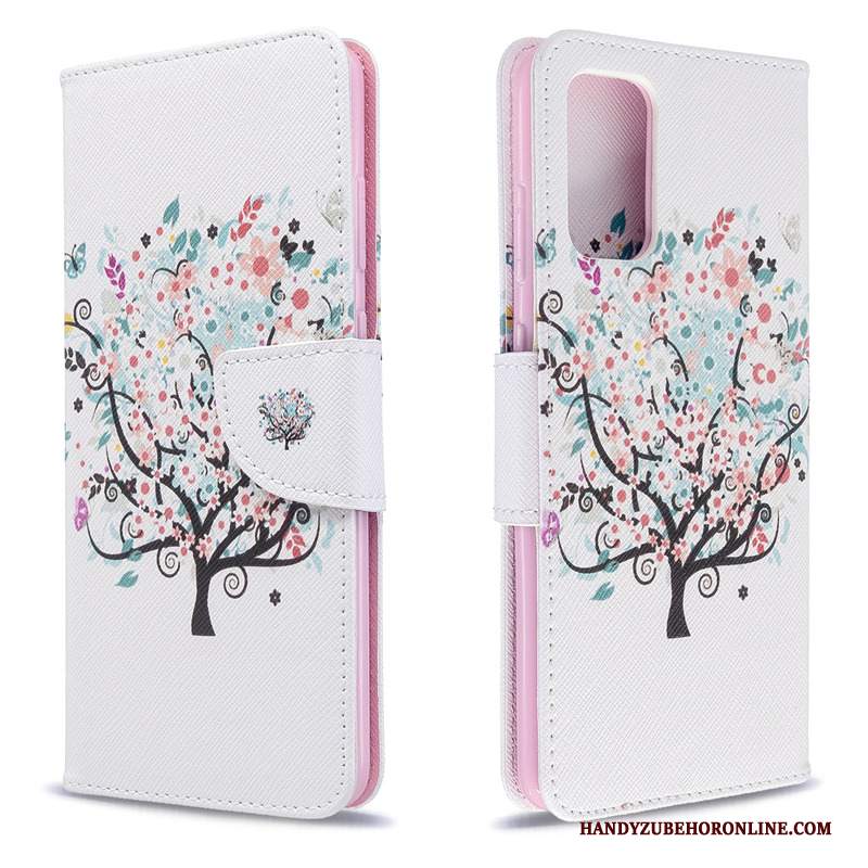 Custodia Samsung Galaxy S20 Colore Supporto Bianco, Cover Samsung Galaxy S20 Protezione Telefono