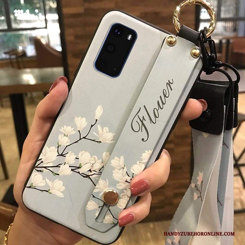 Custodia Samsung Galaxy S20 Creativo Fiori Morbido, Cover Samsung Galaxy S20 Protezione Fresco Supporto