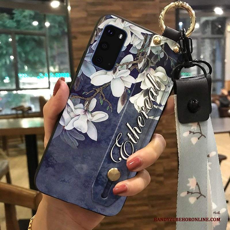 Custodia Samsung Galaxy S20 Creativo Fiori Morbido, Cover Samsung Galaxy S20 Protezione Fresco Supporto