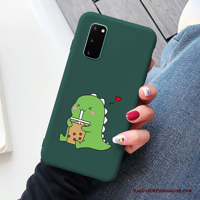 Custodia Samsung Galaxy S20 Creativo Piccola Bello, Cover Samsung Galaxy S20 Cartone Animato Anti-caduta Drago