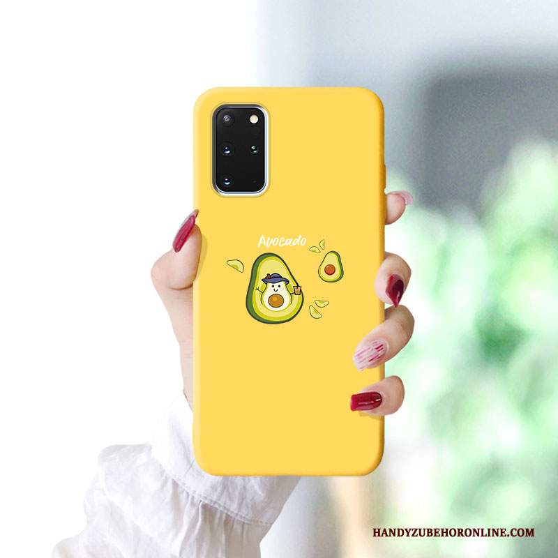 Custodia Samsung Galaxy S20+ Semplici Hemming, Cover Samsung Galaxy S20+ Giallo Bello