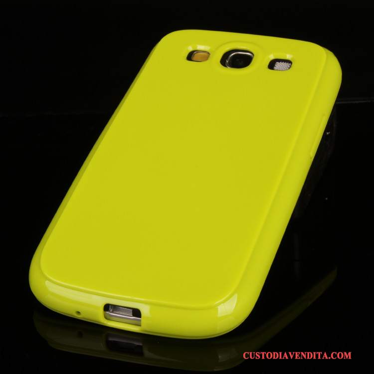 Custodia Samsung Galaxy S3 Cartone Animato Blu Morbido, Cover Samsung Galaxy S3 Silicone Telefono