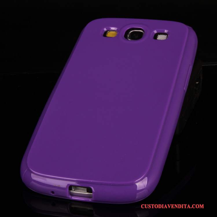 Custodia Samsung Galaxy S3 Cartone Animato Blu Morbido, Cover Samsung Galaxy S3 Silicone Telefono