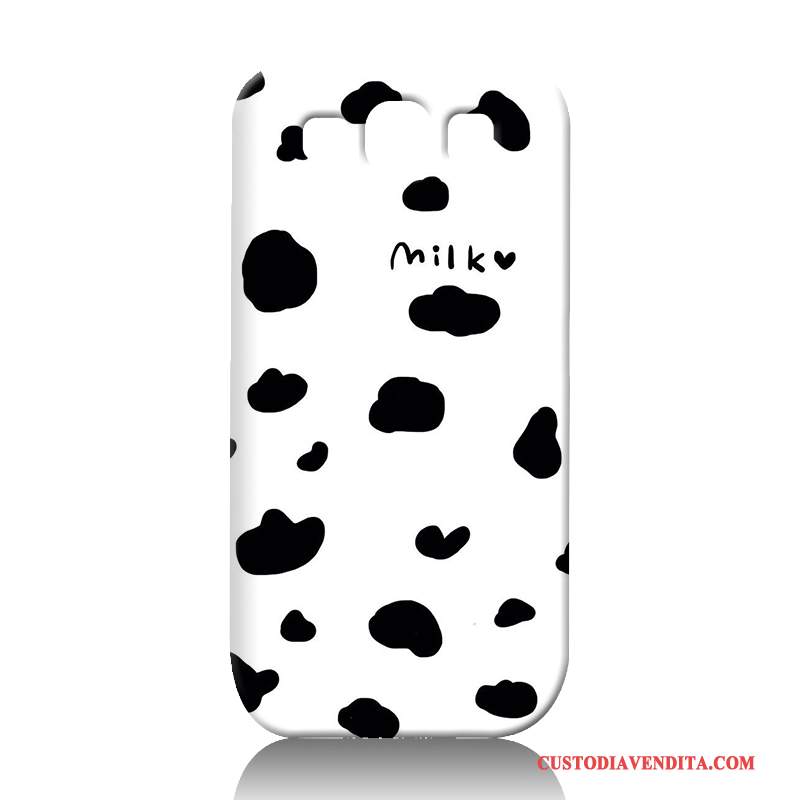 Custodia Samsung Galaxy S3 Cartone Animato Difficile Grigio, Cover Samsung Galaxy S3 Protezione Telefono