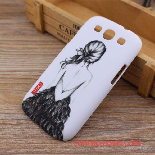 Custodia Samsung Galaxy S3 Cartone Animato Macchiati Blu, Cover Samsung Galaxy S3 Protezione Difficiletelefono