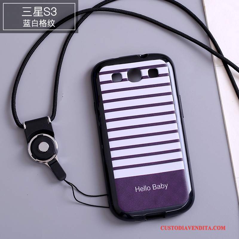 Custodia Samsung Galaxy S3 Colore Ornamenti Appesitelefono, Cover Samsung Galaxy S3 Silicone