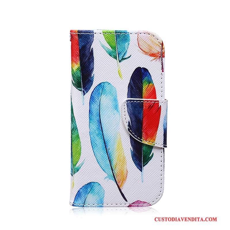 Custodia Samsung Galaxy S3 Folio Biancotelefono, Cover Samsung Galaxy S3 Pelle