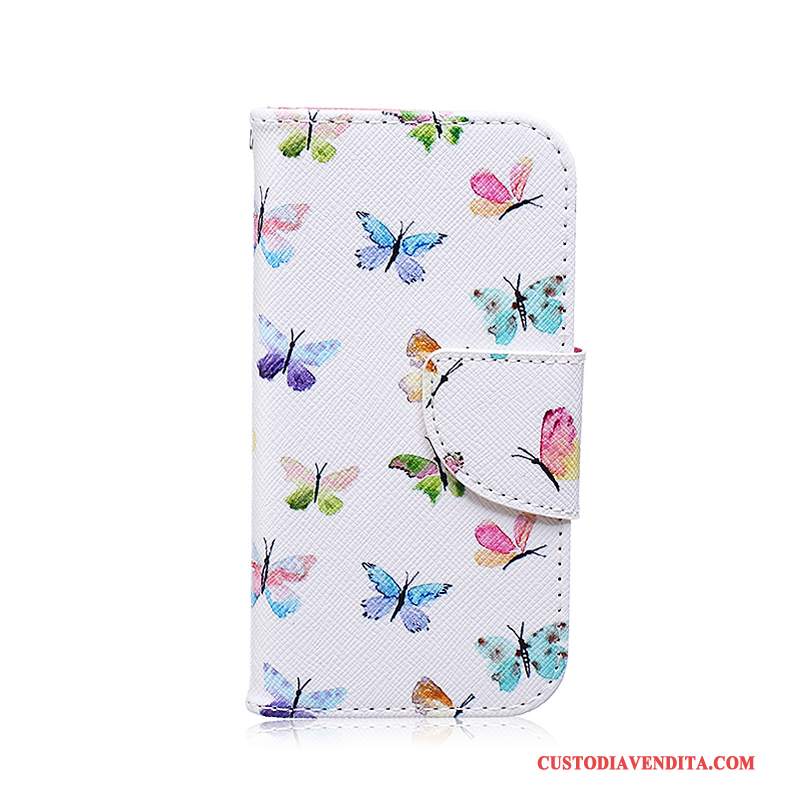 Custodia Samsung Galaxy S3 Folio Biancotelefono, Cover Samsung Galaxy S3 Pelle